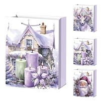 Картинка  Пакет новорічний паперовий L "New Year" 30*41*11см Stenson R32887-L магазин cd-market