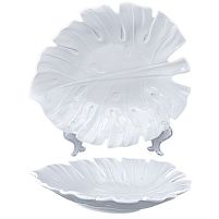 Блюдо порцеляна "Monstera" 9.5" (24см) Stenson MC6127