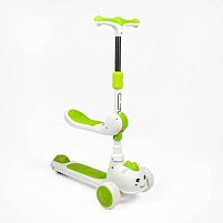 Самокат-беговел триколісний Skyper S-4886-29 (колеса: передні Ø4.92"/PU/заднє Ø3,15"/PU, рама: пластик/складна, сидіння, до 25 кг)