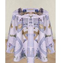 Скатертина-клейонка ПВХ в рулоні DEKORAMA 1.40*20м Stenson 094A