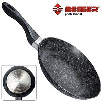 Сковорода лита покриття "Stone" інд. дно 24см Stenson (10217)