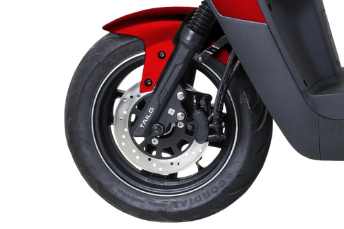 Електроскутер (Tailg) TLG Gear Red (колеса: Ø12", акб: 2*72V/27Ah/Li-ion/з'ємна, мотор: 2900W, пробіг на одному заряді до 150 км, до 90 км/год, чер.) фото 2