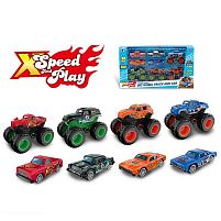 Набір машин 661-1030 8 штук, металопластик, в коробці