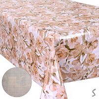 Скатертина-клейонка ПВХ 3-хсл. у рулоні на нетканій основі Retro-Lux 1.40*20м Stenson MA-5564