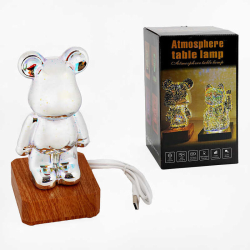 Нічник C 67113 висота 23 см, від мережі, проєкція, в коробці, ВИДАЄТЬСЯ ТІЛЬКИ МІКС КОЛЬОРІВ фото 2