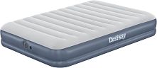 Надувне ліжко BestWay 6716T (36*152*203 см, двоспальне, вбудований електронасос з зарядкою від USB, з акумулятором, до 300 кг)