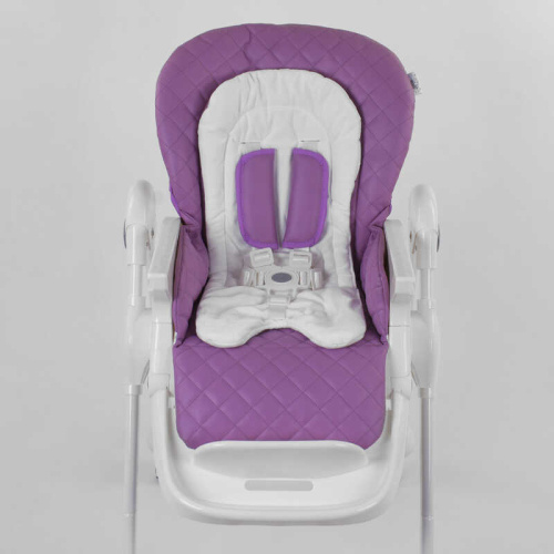 Стільчик для годування немовлят Toti W-62005 (м'який PU, м'який вкладиш, 4 колеса, знімний столик, в коробці) фото 7