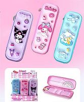 Пенал C 72675 ЦІНА ЗА 12 ШТУК В БЛОЦІ, герой, застібка - блискавка, органайзер для ручок, в коробці