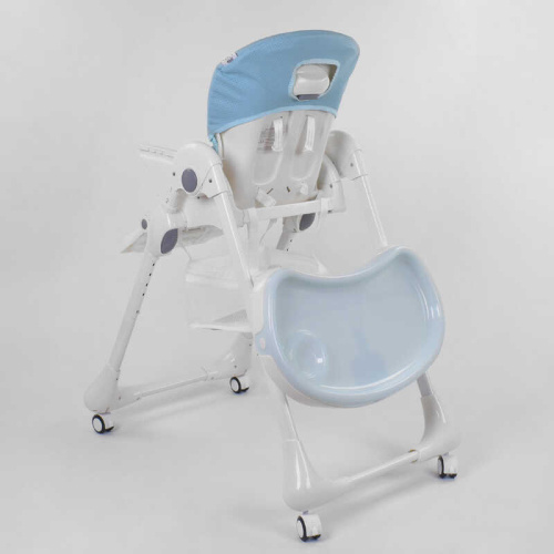Стільчик для годування немовлят Toti W-48406 (м'який PU, м'який вкладиш, 4 колеса, знімний столик, в коробці) фото 2