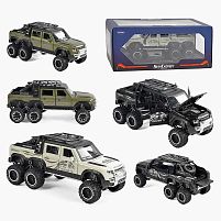 Машинка GT - 12326 "Авто Експерт", 3 кольори, металопластик, 1:24, звук, світло, інерція, відчиняються двері, багажник, в коробці, ВИДАЄТЬСЯ ТІЛЬ