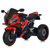 Електромотоцикл дитячий Bambi Racer M 6143EL-3 (колеса: EVA, акк. 12V/7Ah, мотор: 2*25W/12V/RPM16000, до 7 км/г, до 30 кг)