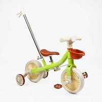 Велосипед дитячий двоколісний Corso C-39122 (колеса: Ø10"/EVA, рама: сталь, знімні педалі, допоміжні колеса, батьківська ручка, до 30 кг)