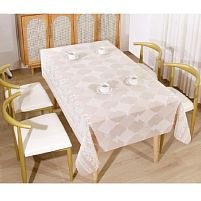 Скатертина-клейонка ПВХ Adajio кавова 1.37*20м Stenson MA-5640C