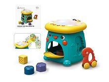 Музичний куб 01551 звук, підсвічування, мелодії, проєктор, сортер, пальчикові ігри, в коробці