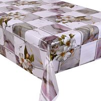 Скатертина-клейонка ПВХ 3-хшар. глянсова на ткан. основі Glossy 1.37*20м Stenson MA-5302-1