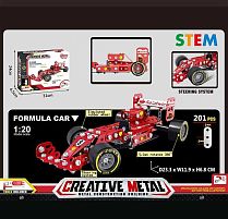 Конструктор металевий 1303 201 деталь, в коробці