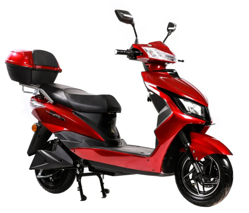 Електроскутер Aima Big Bull Red (колеса: Ø10", акб: 72V/32Ah/Lead-Acid, мотор: 1200W, пробіг на одному заряді до 65 км, до 50 км/год, червоний) фото 4