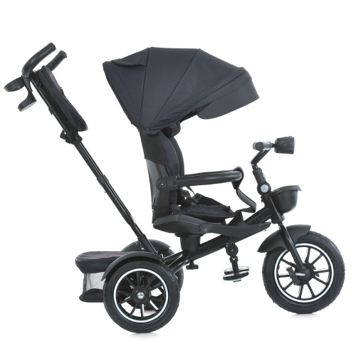 Велосипед дитячий триколісний El Camino ME 1193 Dark Gray «MODENA» (колеса: передні Ø10.2"/задні Ø9"/гума, рама: сталь, батьк. ручка, до 30 кг) фото 3