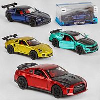 Машинка MG - 30475 4 види, "Авто Експерт", 1:36, світло, звук, інерція, в коробці ВИДАЄТЬСЯ МІКС ВИДІВ