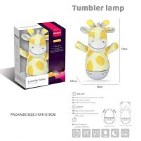 Неваляшка MBQ 663-6 "Жирафа", колискові мелодії, декілька режимів підсвічування, таймер, знімний чохол, в коробці