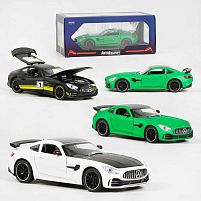 Машинка GT- 06309 3 види, "АвтоЕксперт", металопластик, 1:24, звук, світло, інерція, рухомі елементи, у коробці, ВИДАЄТЬСЯ МІКС ВИДІВ
