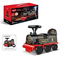 Каталка-толокар X-Toys 2016 D «Паровоз» (6 коліс, підсвітка керма, музика, багажник під сидінням, підставки для ніжок, викрутка, наліпки, до 60 кг)