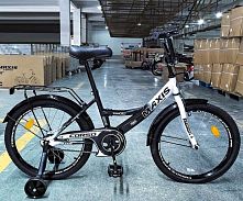 Велосипед дитячий двоколісний Corso MX-93420 «Maxis» (колеса Ø20"/гума, рама: сталь, допоміжні колеса, гальмо ручне, від 6 років)