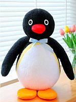 М’яка іграшка M 18270 "Пінгвінчик", висота 37см, пришитий бантик