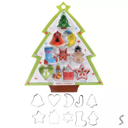 Вирубки кондитерські "Merry Christmas" 10шт/наб Stenson R89443