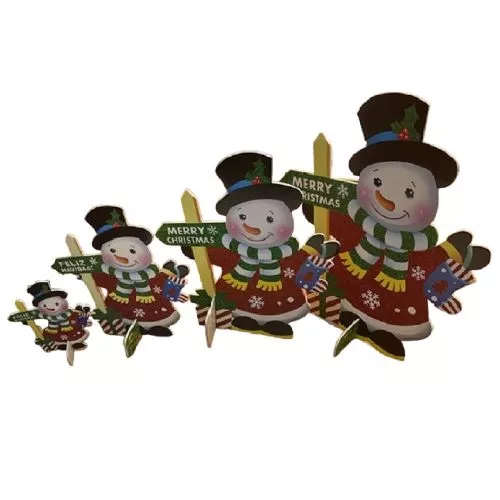 Декор новорічний "Snowman" 42см Stenson M50119-42