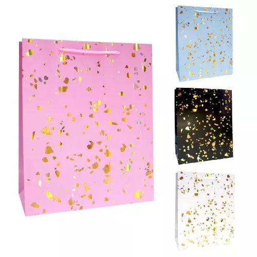 Пакет подарунковий паперовий L "Glitter" 44*31*12см Stenson R96676-L