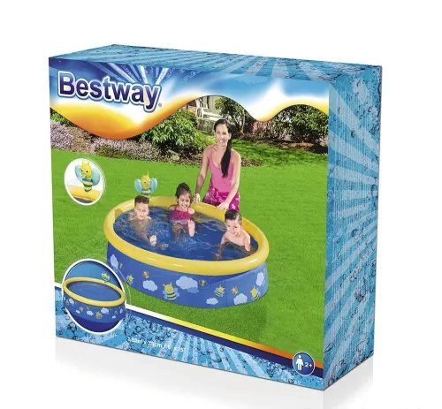 Надувний басейн Bestway 57326 (38*152 см., об'єм: 434 л, душ, серія: Fast Set) фото 4