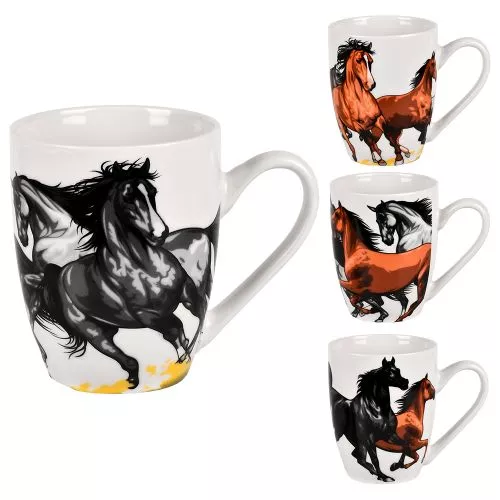 Чашка "Horses" 360мл Stenson R34413