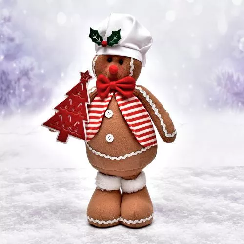 Фігура новорічна "Gingerbread Man" 40см Stenson R90781 фото 2