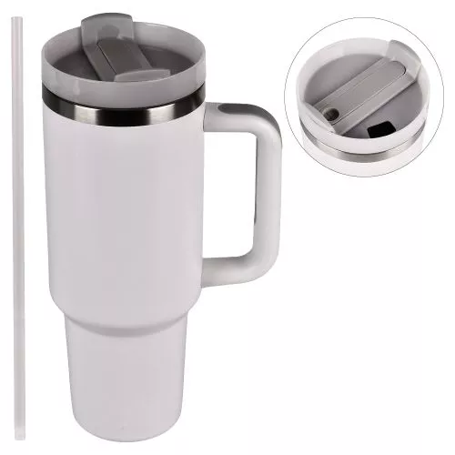 Термокухоль з трубочкою 1.2л Stenson MT-5471W