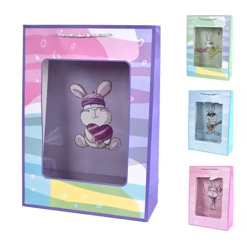 Пакет подарунковий паперовий L "Rabbit" 30*41.5*12см Stenson R95474-L