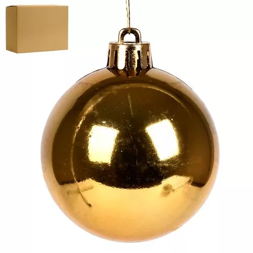 Ялинкові кульки 6см "Глянець" 100шт/уп Stenson 9191G-6