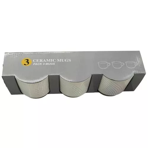 Чашки "Essential" 3шт/наб 250мл Stenson R37287-7