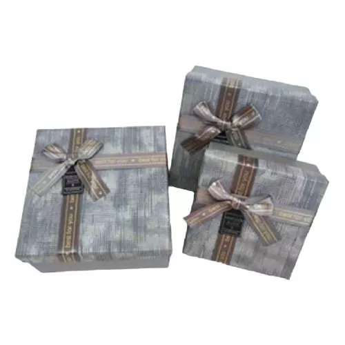 Коробка подарункова "Prestige" 3шт/наб 19*19*10/17*17*8/15*15*7см Stenson R33312S