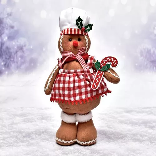 Фігура новорічна "Gingerbread Man" 40см Stenson R90781 фото 3