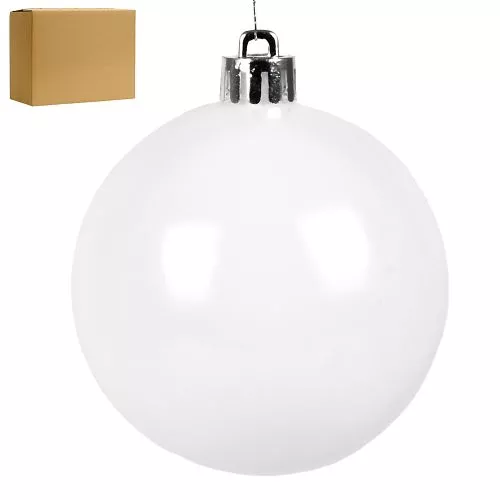 Ялинкові кульки 7см "Глянець" 50шт/уп Stenson 9191W-7