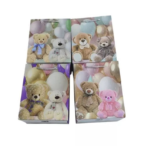 Пакет подарунковий паперовий S "Balloons" 18*23*10см Stenson R98763-S