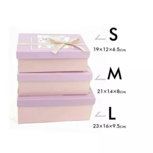 Коробка подарункова "Colorful" 3шт/наб 23*16*10/21*14*8/19*12*7см Stenson R33286P