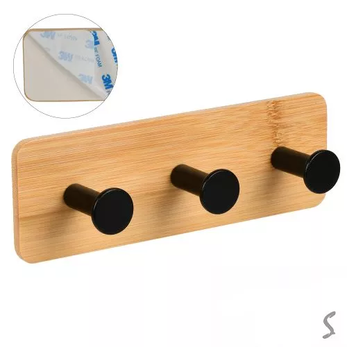 Вішалка настінна 3кр 18*6см Stenson R35000-3