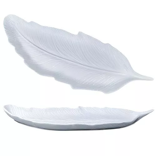 Блюдо порцеляна "Feather" 15" (38см) Stenson MC6128
