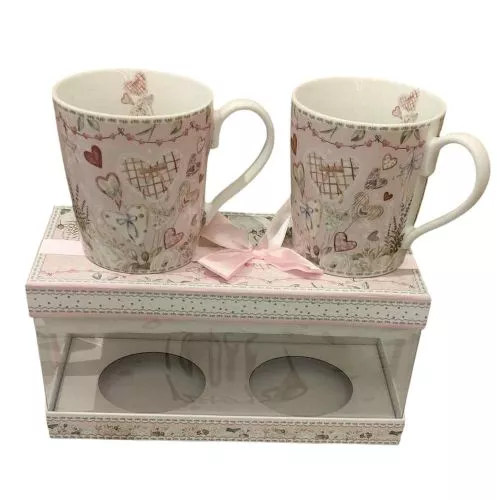 Чайний набір "Amour" 2пр/наб 370мл (2чашки) Stenson R40729