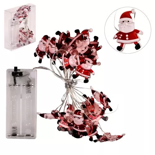 Гірлянда світлодіодна "Santa" 2м 20led (2AA) Stenson M50059