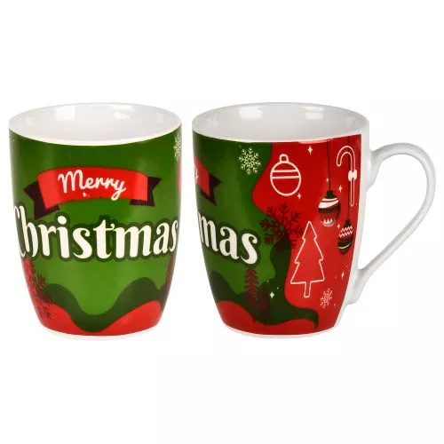 Чашка новорічна "Merry Christmas" 360мл Stenson R33685 фото 2