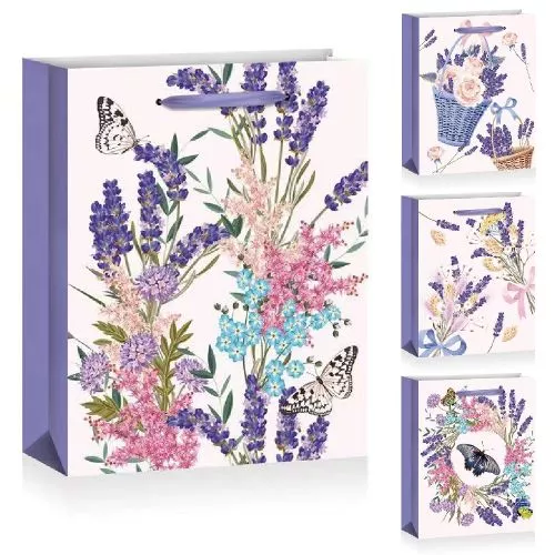 Картинка  Пакет подарунковий паперовий S "Lavender" 18*23*10см Stenson R96958-S от магазина cd-market