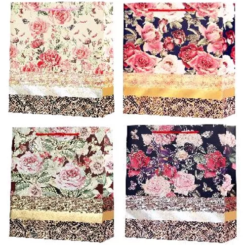 Пакет подарунковий паперовий S "Roses" 18*23*8см Stenson (YM01029-S)